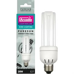 Fuglelampe 20w UVA & Uvb - Sparepære til lampe